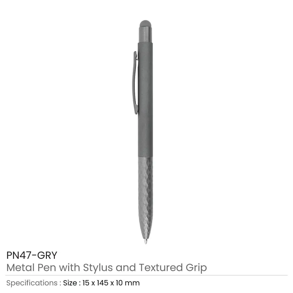 Stylus-Metal-Pens-with-Textured-Grip-PN47-GRY.webp