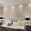 Damask Raised Print-Textured Wallpaper