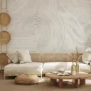 Abstract Relief-Textured Wallpaper 