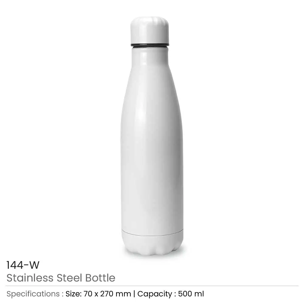 Water Bottles - White