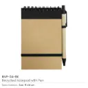 Recycled Notepads with Pen 