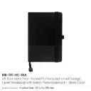 Hard Cover PU Notebooks in A5 Size with Metal Plate Bookmark