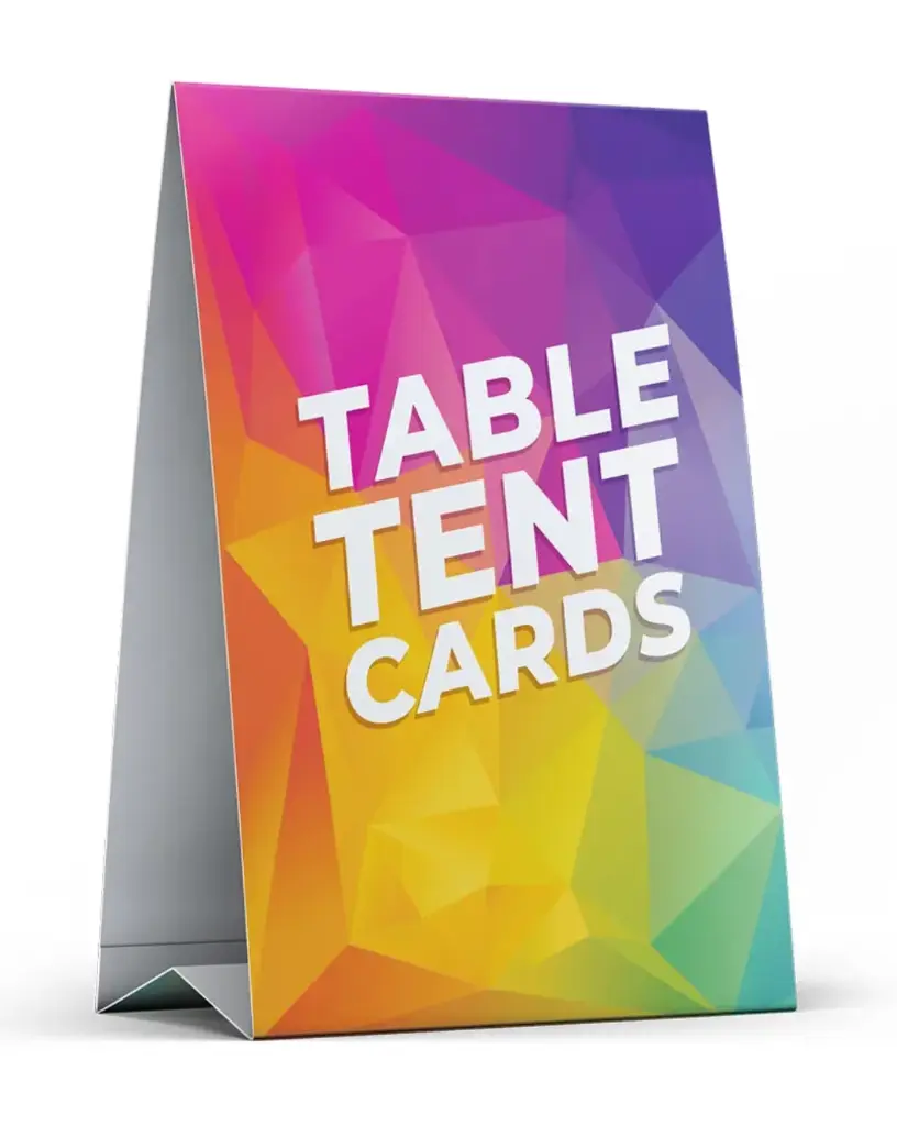 Tent Card - A5 Size 