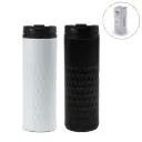  Honeycomb Design SS Bottles, Double Wall with PP Interior 420ml