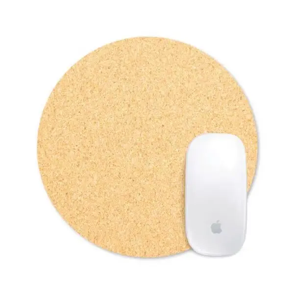 Eco-Friendly Cork Round Mouse Pads 