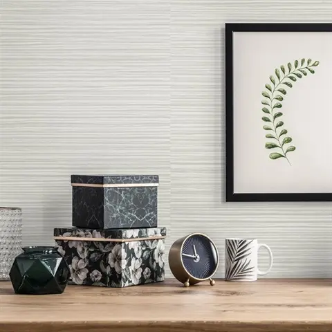 Metallic Brushstroke-Textured Wallpaper 