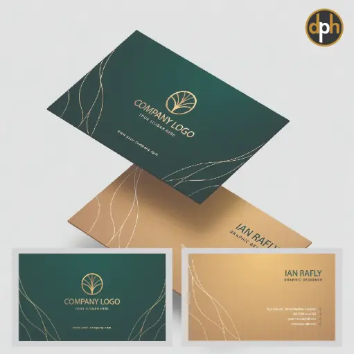 [BC-PRM-GF] Business Card - Premium with Gold Foil