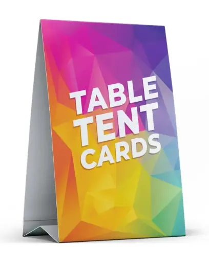 Tent Card - A6 Size