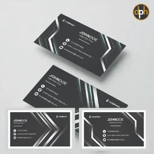 [BC-PRM-SF] Business Card - Premium with Silver Foil